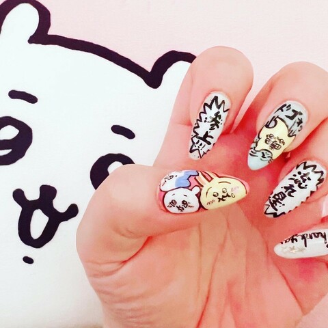 ちいかわの痛ネイル💅