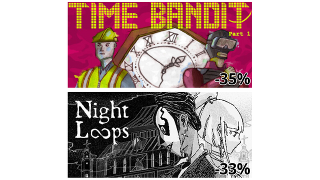 Time Bandit – Part 1: Appendages of the Machine (-35%)
Night Loops (-33%)