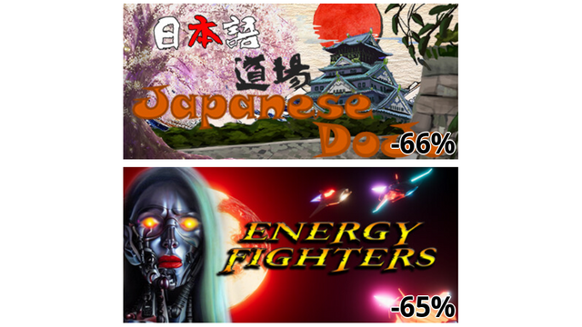 Japanese DoJo (-66%)
Energy Fighters (-65%)