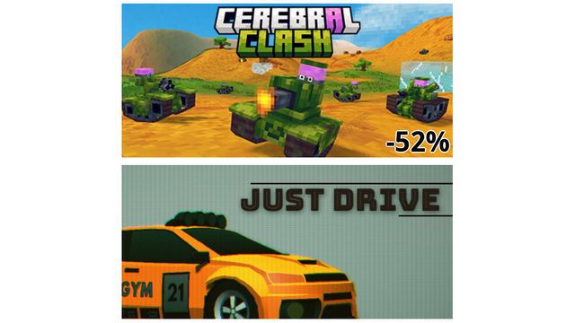 Cerebral Clash (-52%)
Just Drive