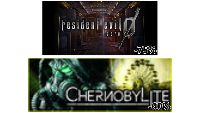 biohazard 0 HD REMASTER (-75%)
Chernobylite Enhanced Edition (-60%)