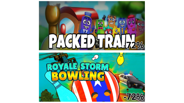 Packed Train (-72%)
Royale Storm Bowling (-72%)
