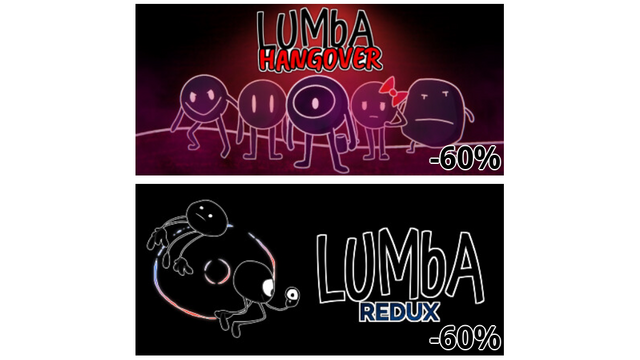 LUMbA: HANGOVER (-60%)
LUMbA: REDUX (-60%)