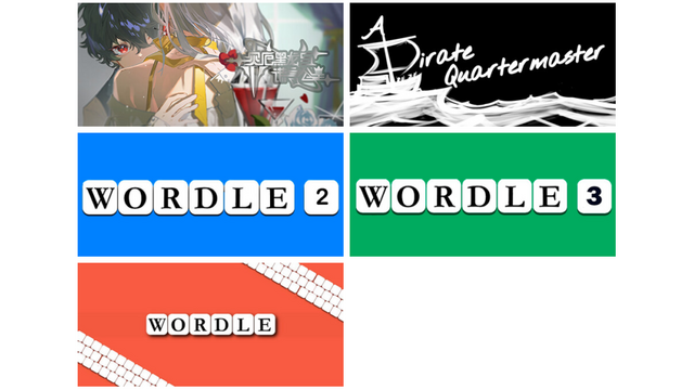 灾厄黑龙与谎言公主
A pirate quartermaster
Wordle 2
Wordle 3
Wordle