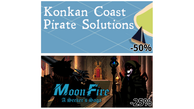 Konkan Coast Pirate Solutions (-50%)
MoonFire: A Seeker's Saga (-25%)