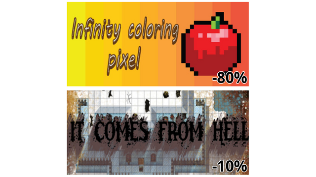 Infinity Coloring Pixel (-80%)
It comes from hell (Survive) (-10%)