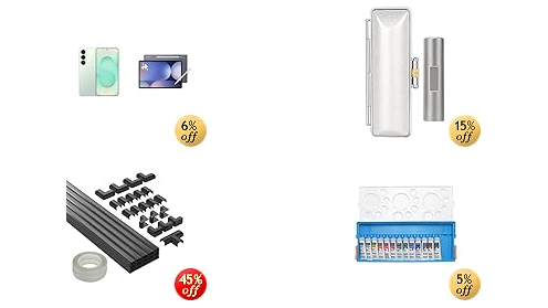 Samsung Galaxy S25 256GB|ミント+Galaxy Tab S10+ 512GB|ムーンストーングレー|タブレット (-6%)
三合 チタン印鑑 ハンコ 銀行印 (-15%)
Mozawa 配線カバー モールセット 15本入り ブラック (-45%)
リキテックス ガッシュ・アクリリック 12色(13本) プラケースセット G5 10ml (-5%)
