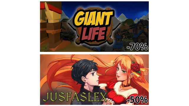 Giant Life (-70%)
JUSFASLEX (-50%)
