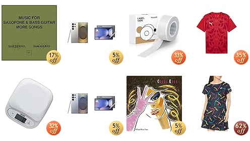 Music For Saxofone&Bass Guitar More Songs (-17%)
Samsung Galaxy S25 Ultra 256GB|チタニウム グレー+Galaxy Tab S10 (-5%)
MakeID L1/Q1ラベルプリンタ―用紙全面ラベル ラベルシール 感熱ロール紙 幅12mm長4m 手書き/値札/宛名/重量/番号/に適用 (-33%)
スポーティ TEAMCUP ゲームシャツ 706791 (-35%)
タニタ クッキングスケール 3kg KD-312(ホワイトデジタル式) (-32%)
Samsung Galaxy S25 Ultra 256GB|チタニウム シルバーブルー+Galaxy Tab S10 (-5%)
I Feel You (-5%)
Tシャツ UV CUT(UPF50+) SUNSCREEN レディース (-62%)