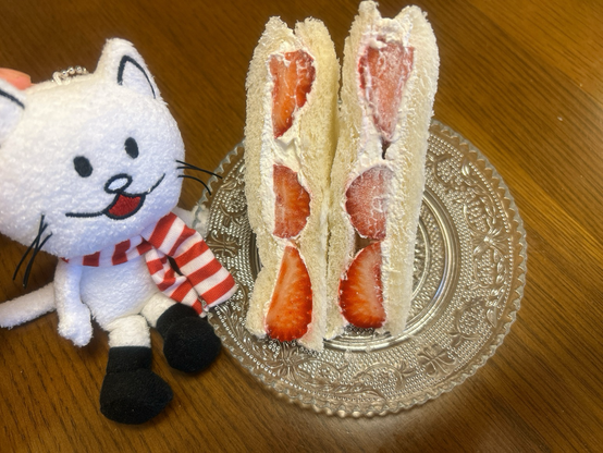 いちごサンドの写真