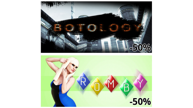 Botology (-50%)
ROMBY (-50%)