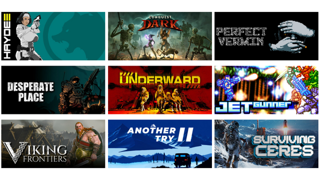 Haydee 3
Conquest Dark
Perfect Vermin
絶望の地
UNDERWARD
Jet Gunner
Viking Frontiers
Another Try 2
Surviving Ceres