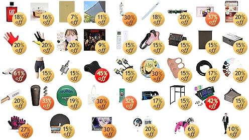 クリスティアーノ ロナウド CR7 オードトワレ… (-18%)
永田製飴 麦芽水飴 1000g (-16%)
博文館 日記 B6 中型横線ダイアリー (-7%…
Cool Time 涼風シェード オーニング 高… (-11%)
来世は他人がいい 深山霧島 アクリルスタンド ペ… (-30%)
Digio2 iPad専用 充電式タッチペン ブ… (-18%)
Beanspet 犬首輪 本革 ダークグリーン …
銀魂 描き下ろし 高杉晋助 一日の始まりver.… (-37%)
ココグルメ・レトルト 獣医師監修の手作りドッグフ… (-20%)
Black Scorpion CUESOUL左手… (-20%)
Black Scorpion CUESOUL左手… (-20%)
(CICIBELLA) 黒 (-20%)
Dance, No One's Watching…
エアコンリモコン ARC478A35 for ダ… (-15%)
OGURIYA 犬ハーネス 喉に優しい 小型犬 … (-15%)
YEZOND 遮光ネット 3M*10M (-15…
Deconovo ロールスクリーン ロールカーテ… (-15%)
Catsobat 新聞紙 トイレシート ペット飼… (-15%)
スニーカー CAVESTAR (-61%)
ガードルシームレス 肌触りなめらか お腹押さえ … (-15%)
SALI 超硬 ホールソー (-15%)
首枕 首が伸ばす 1日10分 ブラック (-45…
Thsucords HDMI-HDMIケーブル … (-15%)
転生したらスライムだった件 缶バッジ Ver.2… (-30%)
マスク 3Dフィット 男女兼用 (-15%)
パオック Power sonic (-17%)
マスク 男女兼用 (-20%)
Black Scorpion CUESOUL ビ… (-20%)
寝袋 マミー型 LEEPWEI (-33%)
モルテン ドッジボール ゴム1号球 緑 D1G …
ケイカンパニー サンリオキャラクターズ CHT4… (-30%)
FAIRY TAIL 100 年クエスト ウェン… (-32%)
Shades Of (-17%)
ナカバヤシ デスク 450×450mm ダーク木… (-15%)
ATPWONZ デッキケース トレカ 500+枚… (-42%)
コーヒー色 晨陽小店 遮光ネット 2M*2M (…
ATERCEL サイクルグローブ 男女兼用 (-…
キッチンやトイレの掃除 HWXINIE 紙ヤスリ… (-15%)
ブルーロック ホログラム缶バッジ Ver.2 凪… (-30%)
防弾少年団 イメージピケット うちわ (ヴィ (… (-20%)
レインコート ピンク (-6%)
スーツスーツ 快適 タテ・ヨコ・ナナメに伸びる … (-10%)