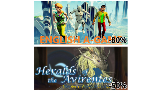 ENGLISH A-GAME (-80%)
Heralds of the Avirentes - Ch. 1 Wings of Change (-50%)