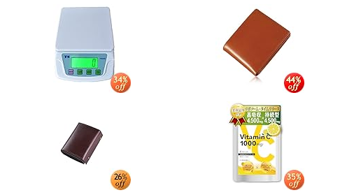 はかり デジタル 0.5g単位で 最大10kgまで計量可能 (-34%)
二つ折り財布 メンズ 2つ折り 本革 ブラウン (-44%)
財布 メンズ 一流の職人が作る 父の日プレゼント (-26%)
高濃度リポソームビタミンc ピュアウェイc タイムリリース 1000mg (-35%)