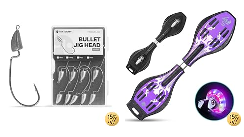 ウィードレス ダーター スイムベイト ジグヘッド バレットスタイル ウェイテッド EWG (-15%)
AISFA スケートボード ブレイブボード エスボード 光るタイヤ 外遊び (-15%)